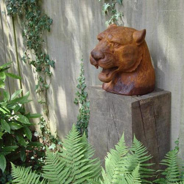 CAST IRON COUGAR HEAD