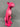 HAND PAINTED NEON PINK PANTER BY DANIEL LAURENCE
