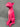 HAND PAINTED NEON PINK PANTER BY DANIEL LAURENCE