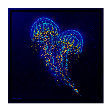 JELLYFISH ORIGINAL PAINTING BY DANIEL LAURENCE