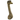 GOLD OSTRICH HEAD WALL ART