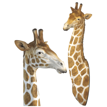 GIRAFFE HEAD WALL ART